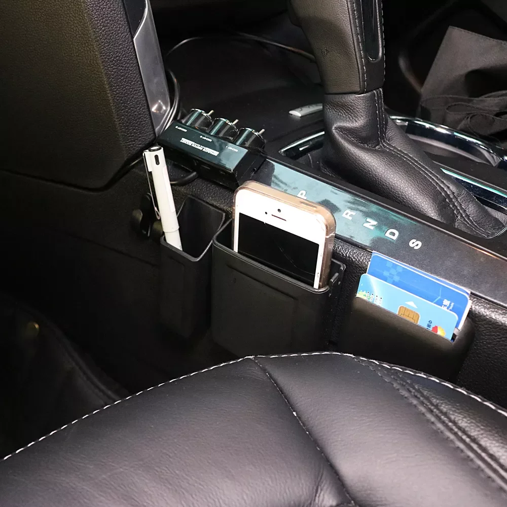 

Seat Organizer Crevice Car Cell Phone Gap Storage Box Creative Hanging Holder for Phone Pocket Automobile Accessories