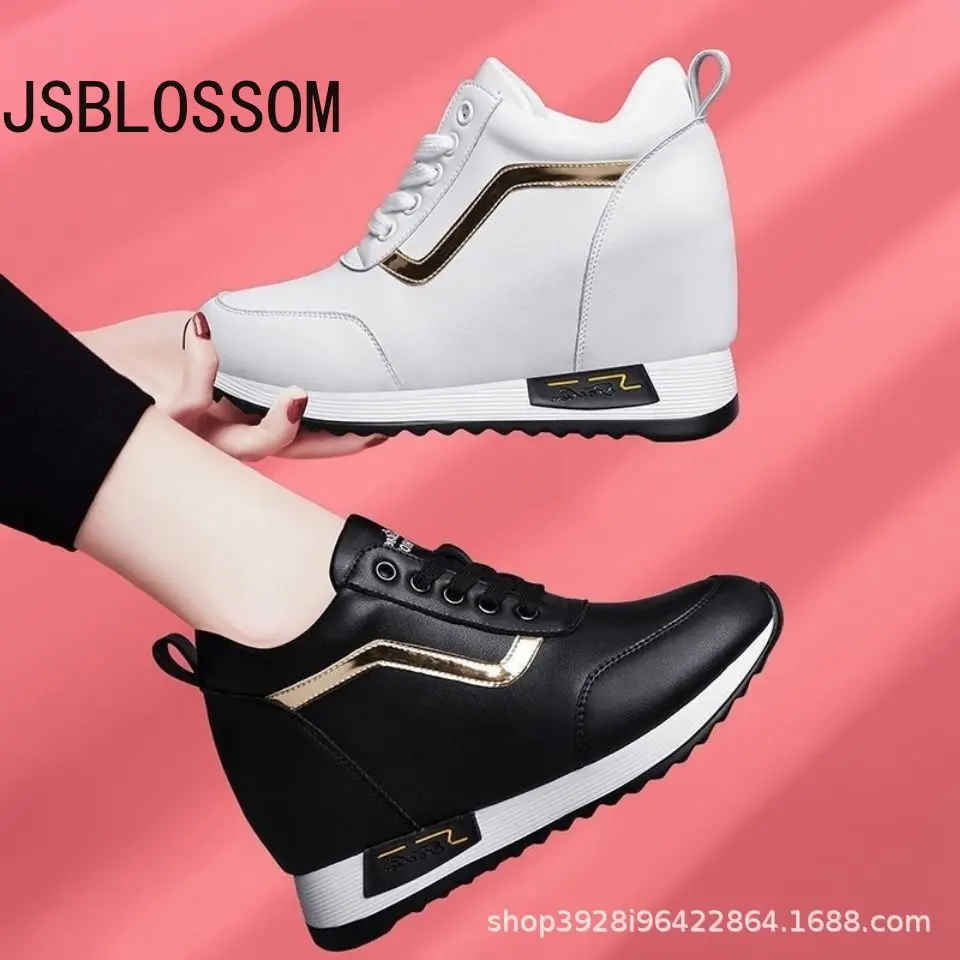 

Женские кроссовки с вулканизированной подошвой, повседневная спортивная обувь на платформе, для прогулок, осень 2023