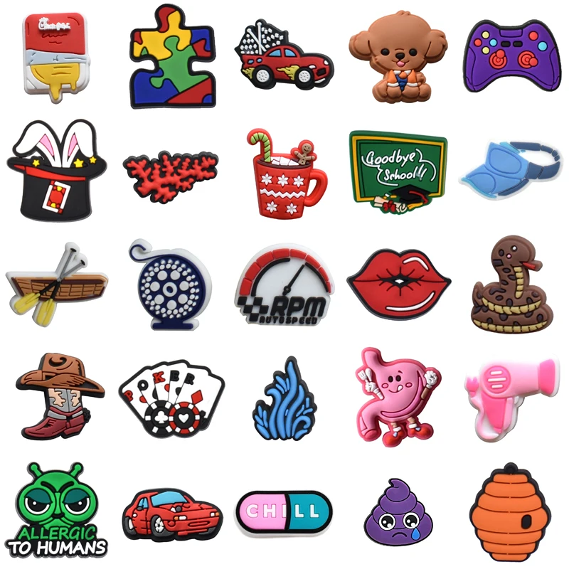 

Shoes Accessories Women Charm Men Girl Kids Set Jeans Para Pins Boy Packs Shoe Charms Gifts Decorations for Crocs Wholesale Bulk
