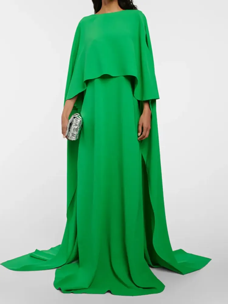 

Винтажное длинное зеленое платье для выпускного вечера, ТРАПЕЦИЕВИДНОЕ Плиссированное вечернее платье с открытой спиной, женское платье в мелкую окантовку