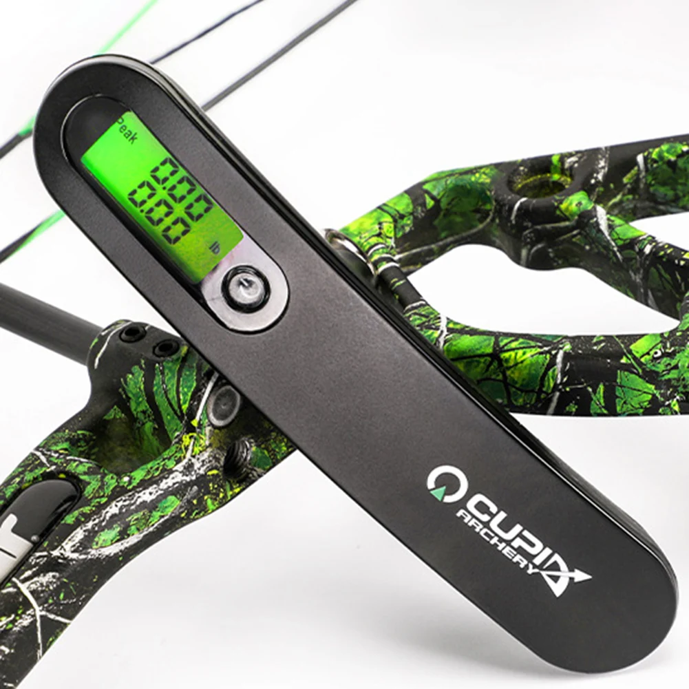 

1PCS Gym Pull Weight Double Measurement Bow And Arrow Luggage Scale Electronic Scale 5.7*3.8*15.5cm Weight Limit: 110 Lbs