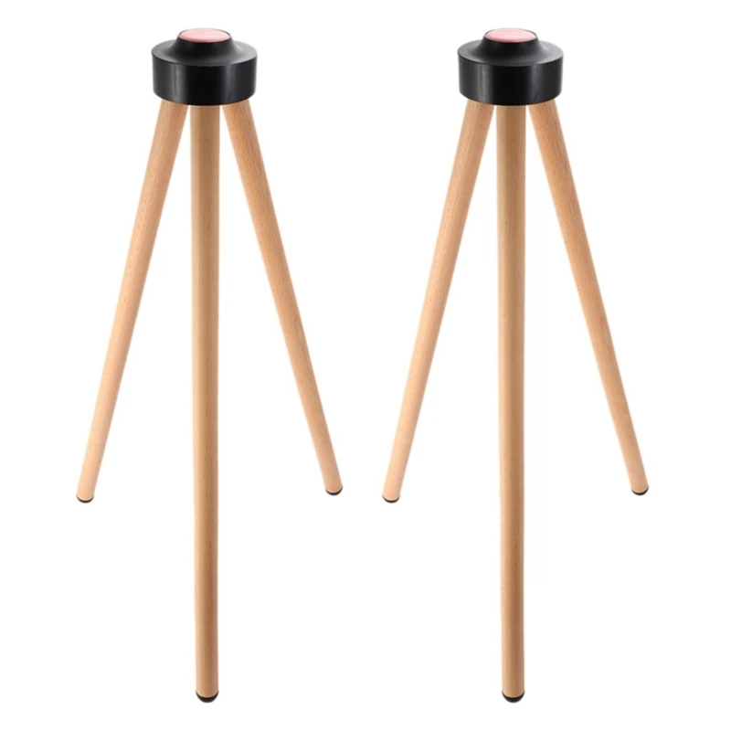 

2X Suitable For Apple Homepod Smart Speaker Base Homepod Accessories Fixed Height Speaker Solid Wood Floor Stand-60CM