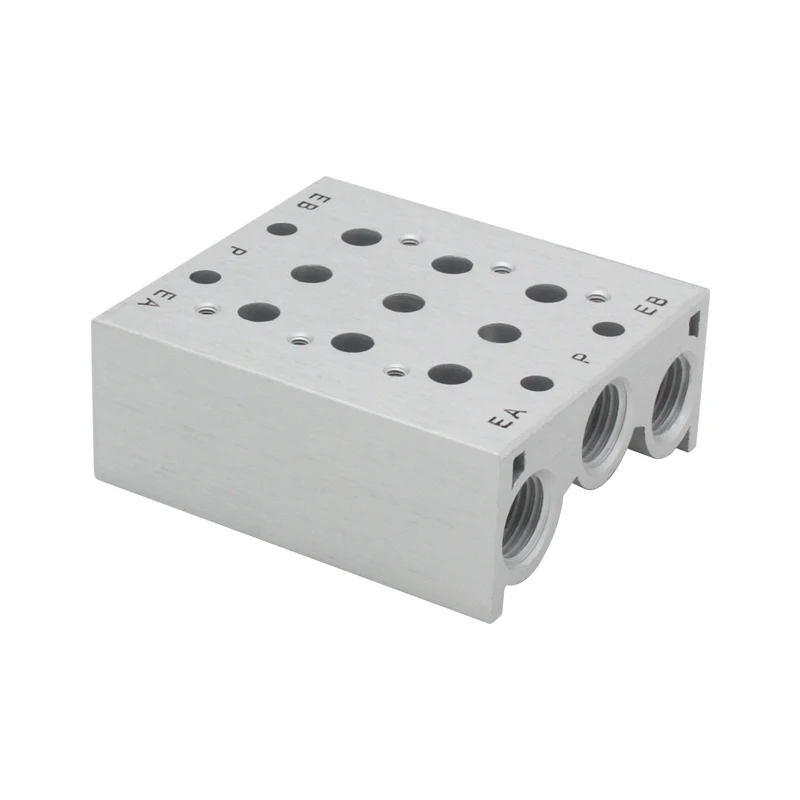 Серия SS5Y5-20 5-портовый корпус электромагнитного клапана Портовый коллектор для