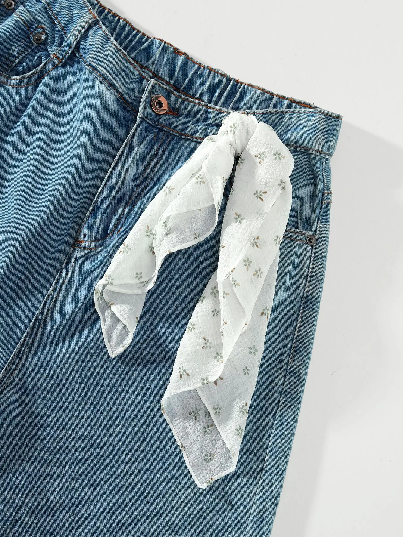 Повязка для волос с цветочным узором тканевая платок-бандана шарф повязка на