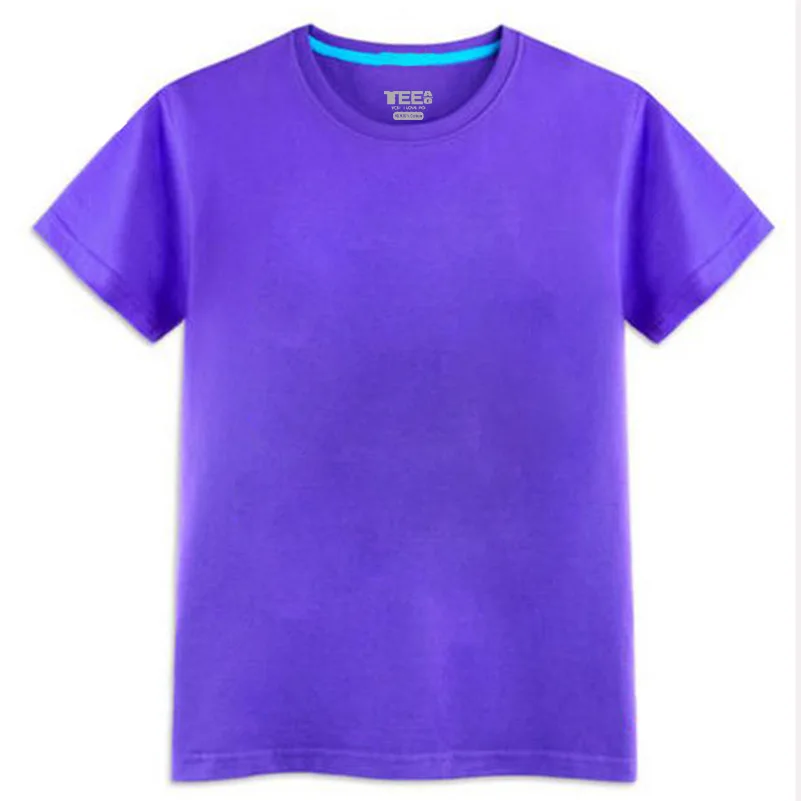 

E1018-2020Summer new men's T-shirts solid color slim trend casual short-sleeved fashion