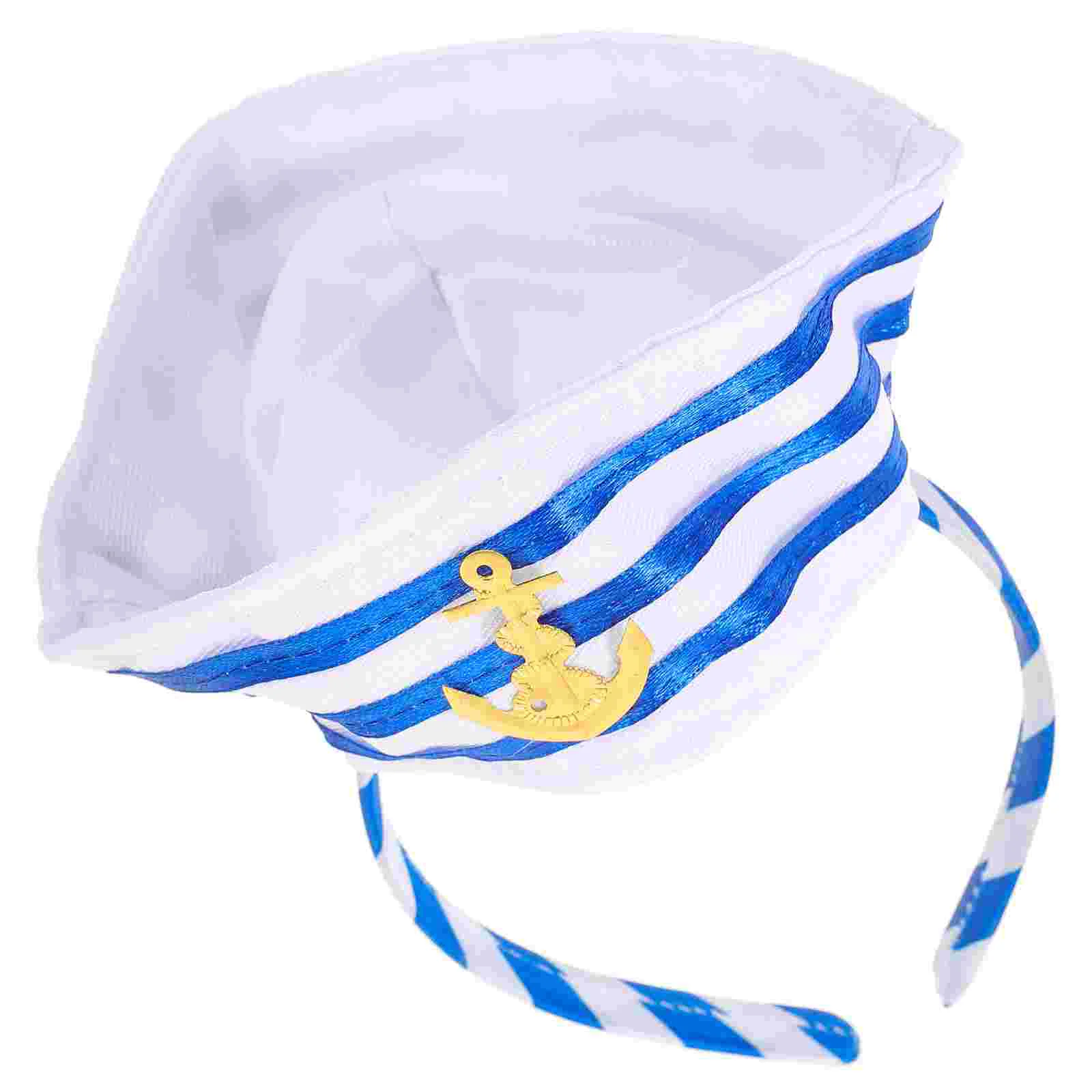 

Sailor Hat Headband Cosplay Hair Bands Cap Hair Hoops Costume Accessories Party Hairbands Headdresses