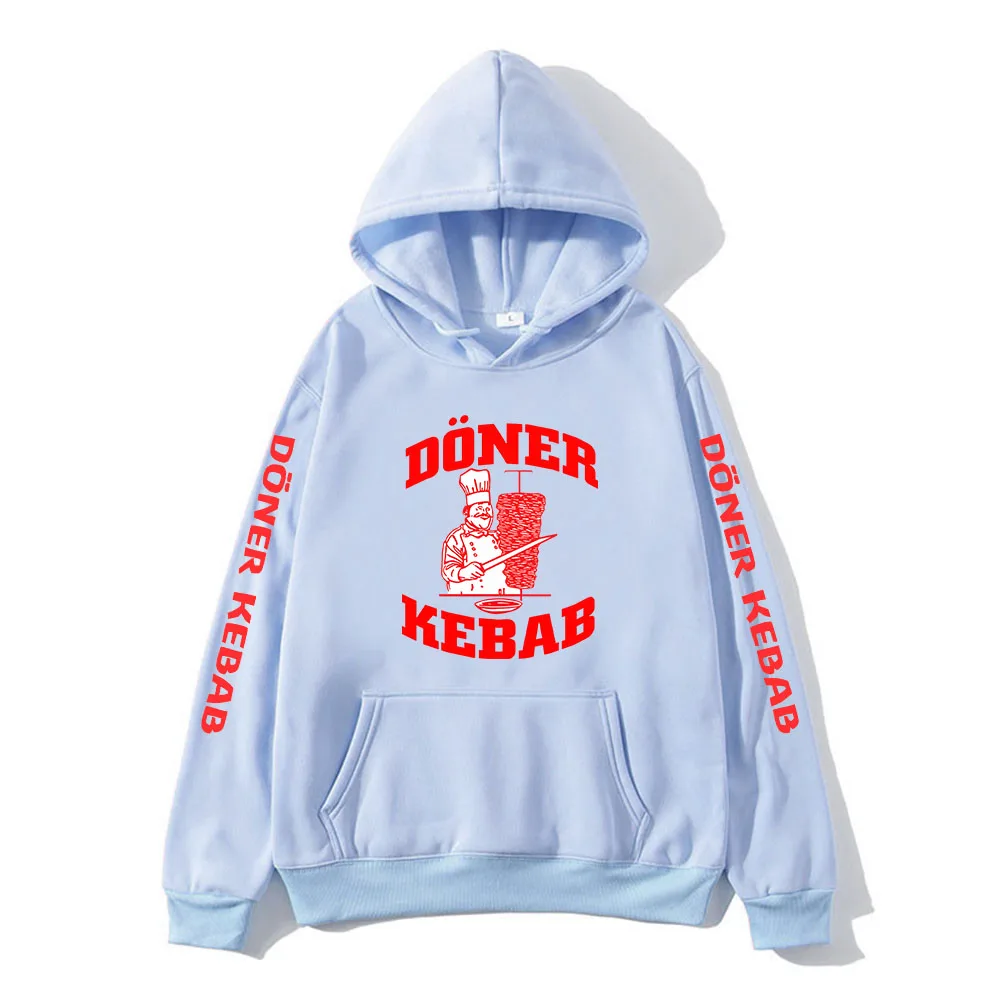 Doner Kebab Hoodie Cartoon Anime Graphic Sweatshirt Men Clothing Winter Streetwear Harajuku Women Y2k Clothes Autumn Sudaderas