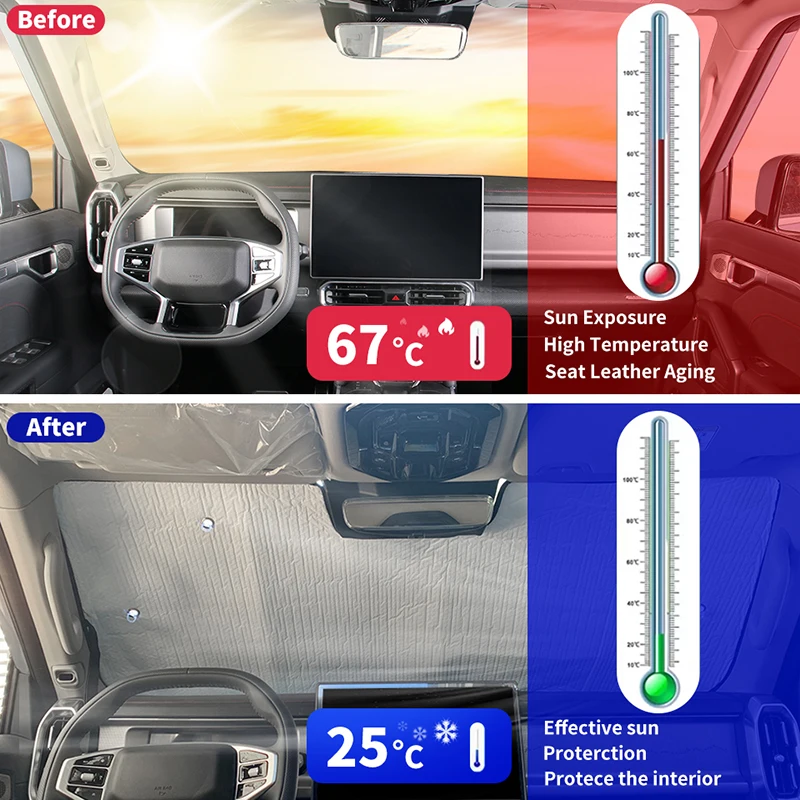 Солнцезащитный козырек BAWA для автомобильных окон и лобового стекла