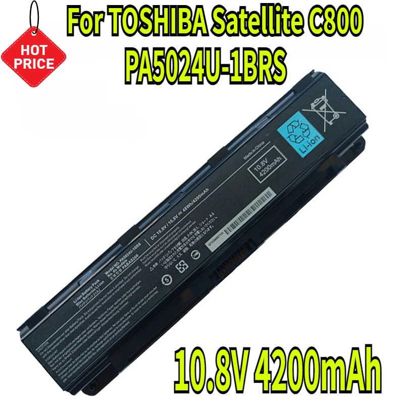 Аккумулятор для ноутбука 10 8 В 4200 мАч TOSHIBA Satellite C800 C805 C840 C850 C855 C870 L800 L805 L830 L835 L840 L850 L855