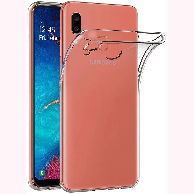 Чехол для телефона Samsung Galaxy A20 чехол прозрачный мягкий силиконовый пылезащитный