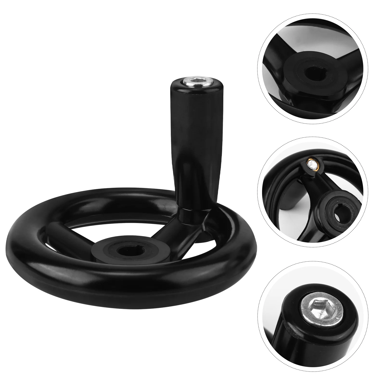 

Round Hand Wheel Disassemble Wheel Hand Crank Revolving Handle Wheel with Handle