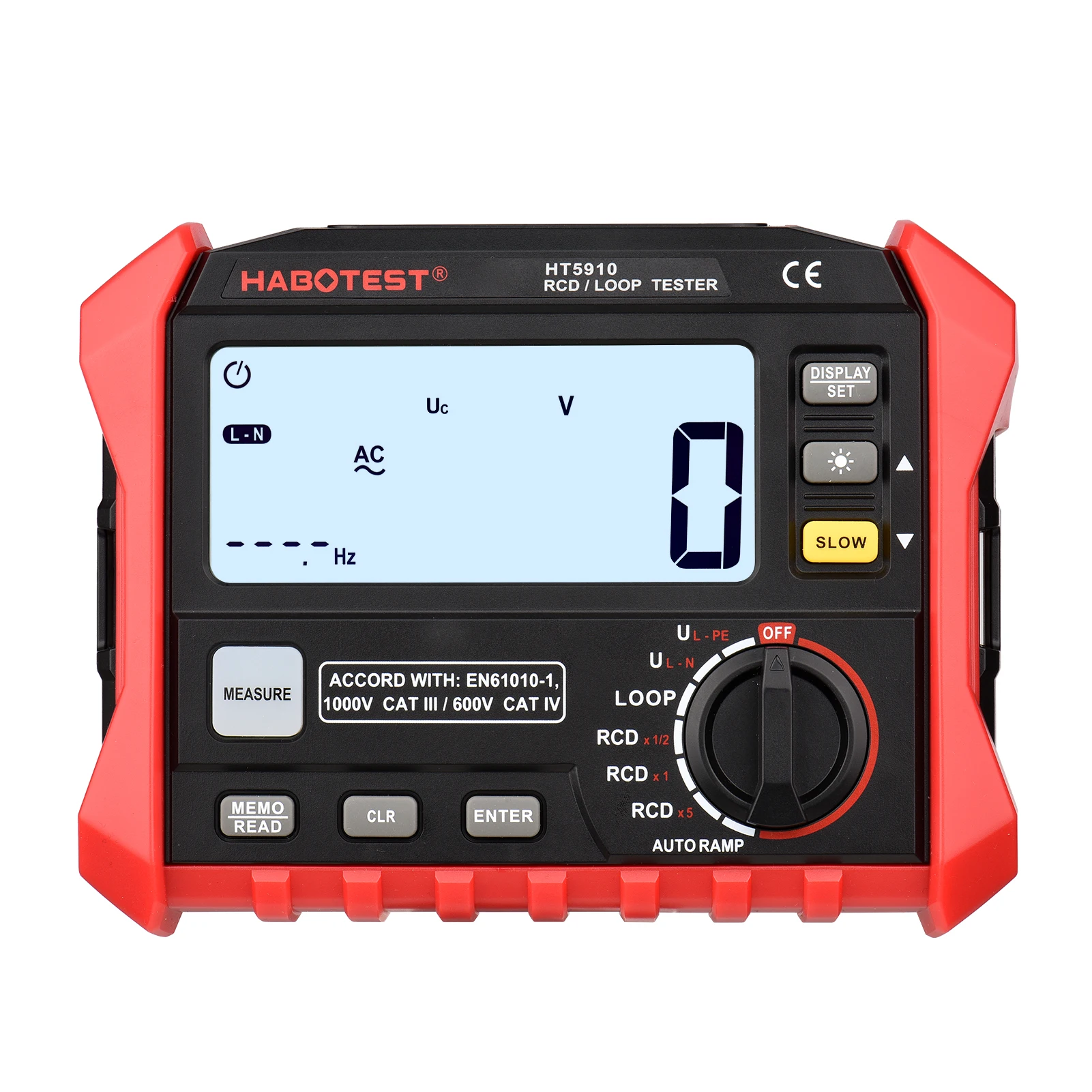 Цифровой измеритель сопротивления HABOTEST HT5910 с ЖК-дисплеем 4 7 дюйма тестер