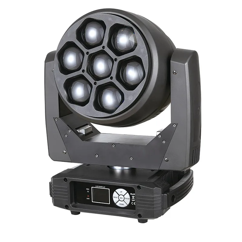 Фото Мини 7x40W Bee Eye Zoom Светоизлучающий диод Мобильные фары Концертные DJ сценические огни №1
