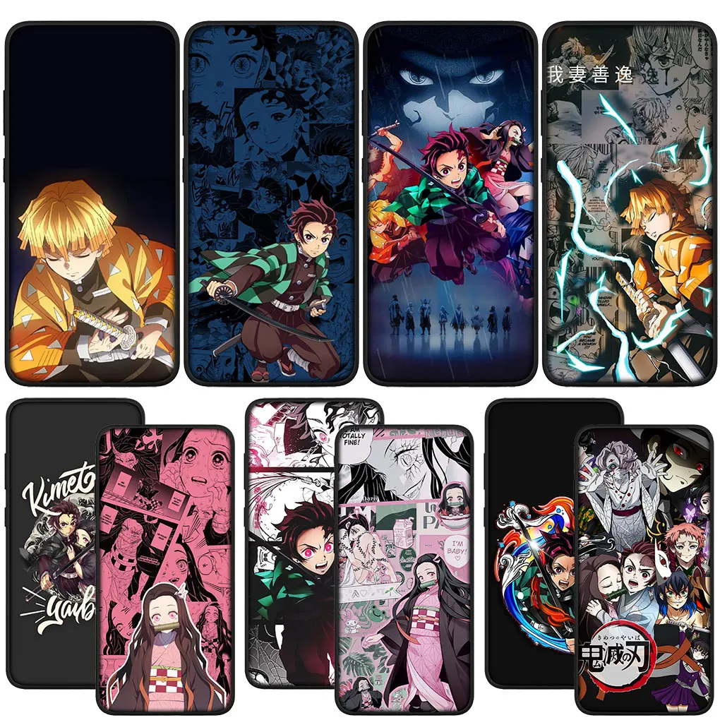Чехол для телефона Kamado Tanjirou Nezuko рассекающий демонов чехол Xiaomi Redmi Note 12 11 10 9 Pro 9S 10S