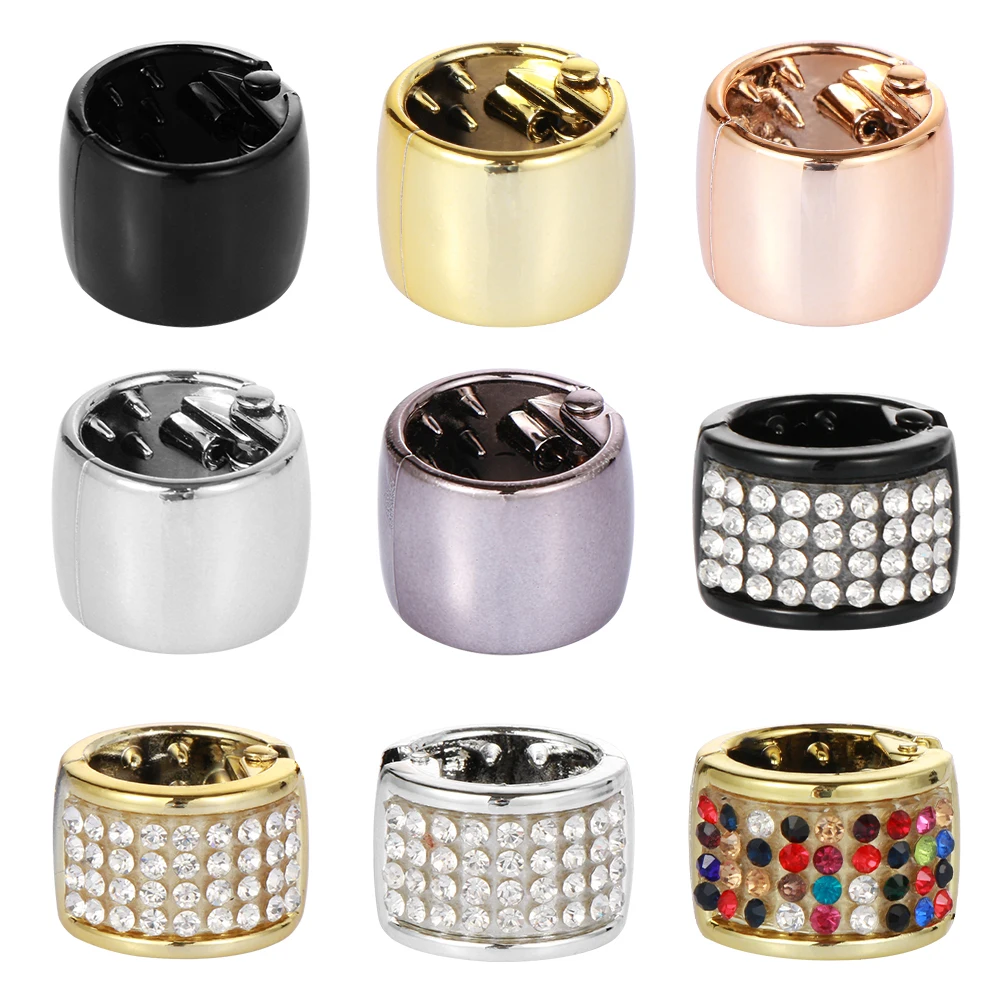 Мини-повязка для волос в стиле панк Женская резинка цветная с кристаллами