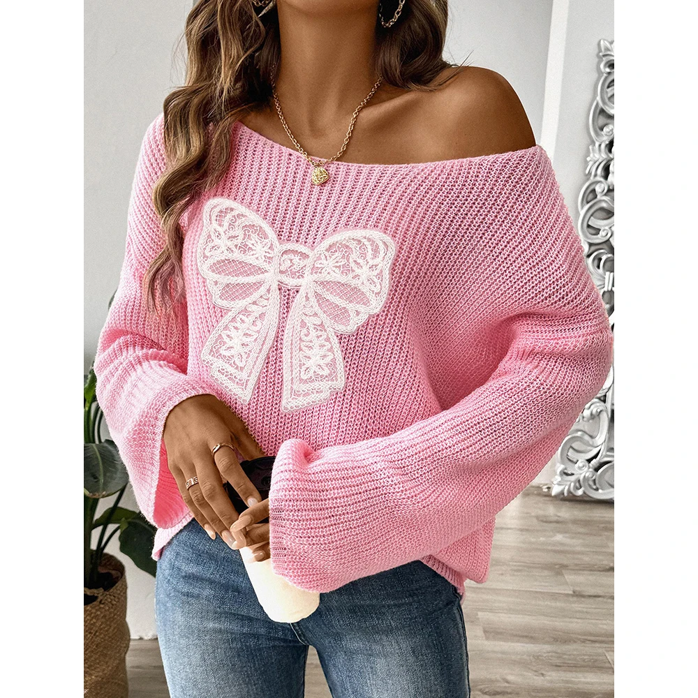 Mia Muse женский свитер осенний французский модный удобный повседневный с длинными