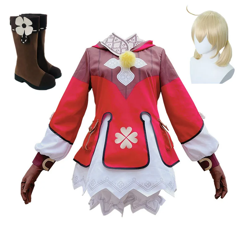 

Genshin Impact Cos Kori Cos Clothes Games Anime Full Set Cosplay Stage Performance Clothes Girl Princess Dress Cos Wig Shoes