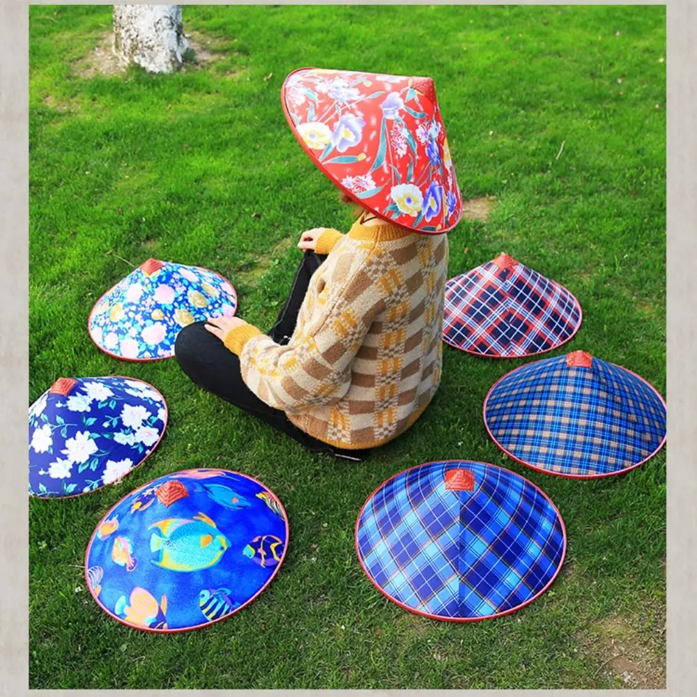 Бамбуковая ротанговая шляпа от дождя универсальная Солнцезащитная ручной