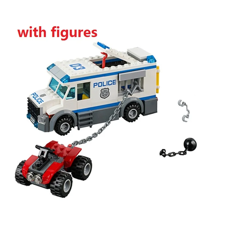 198 шт. Детский конструктор транспортер заключенных |