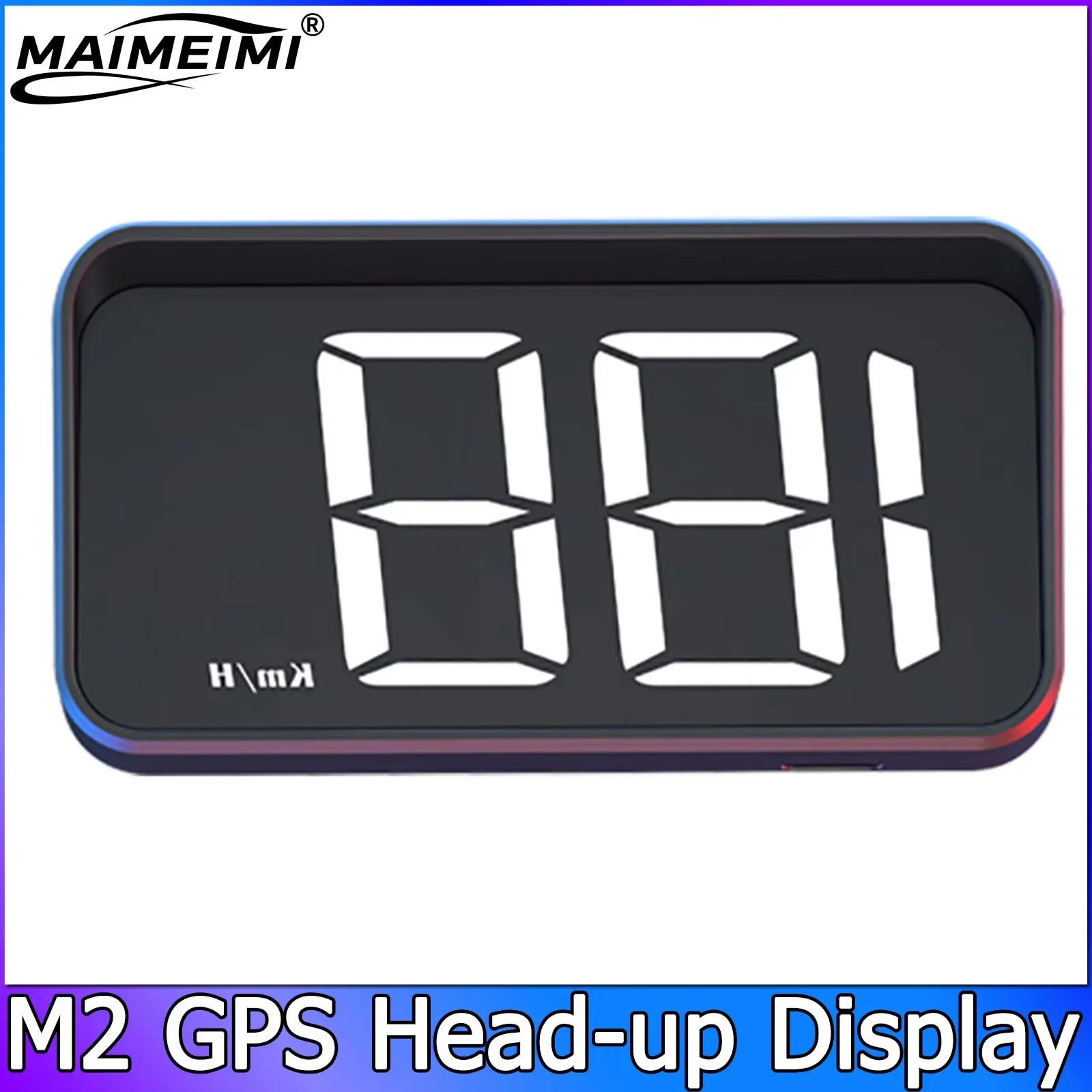 

Проектор на лобовое стекло M2 GPS HUD Проекция дисплея на стекле Автомобильный спидометр Plug and Play Электронные аксессуары