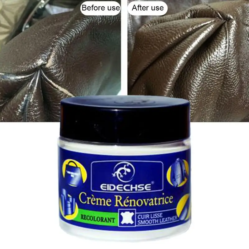 

Car Seat Care Leather Repair Liquid Recoloring Cream of Your Furniture Jacket Sofa Boat or Car Seat Refurbish Repair Agent Cream