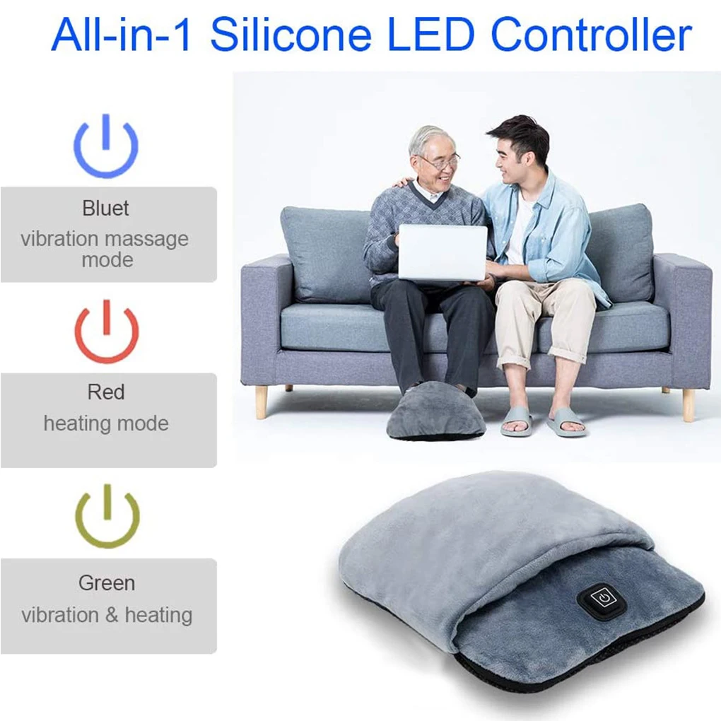 

Подогреватель Электрический для ног, зимний портативный подогреватель для путешествий, офиса, школы, спальни, 3 режима, для мужчин и женщин