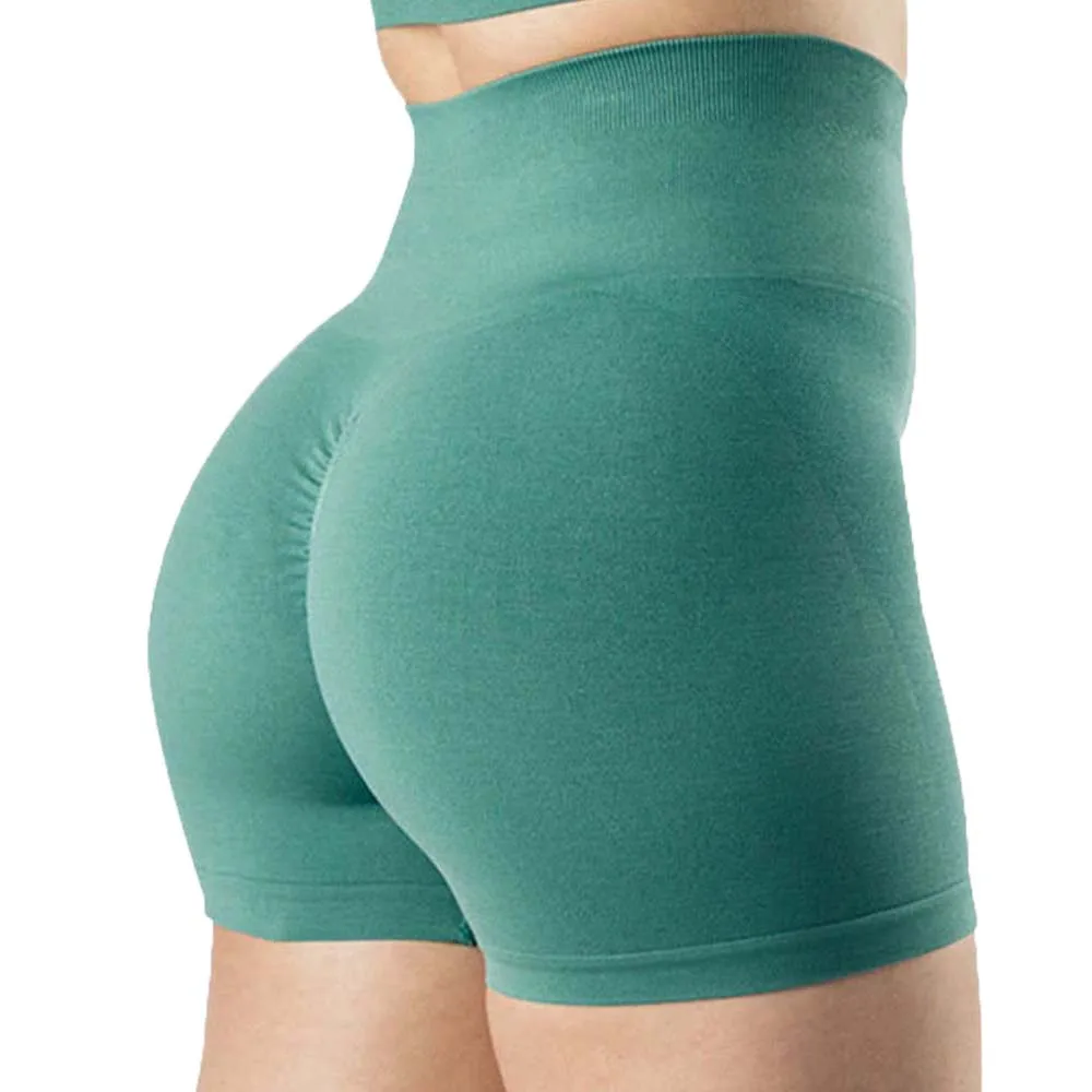 

Seamless High Waist Sport Shorts For Women Mujer Lady Breathable Elastic Push Up Scrunch Gym Exercise Fitness Workout Yoga Short