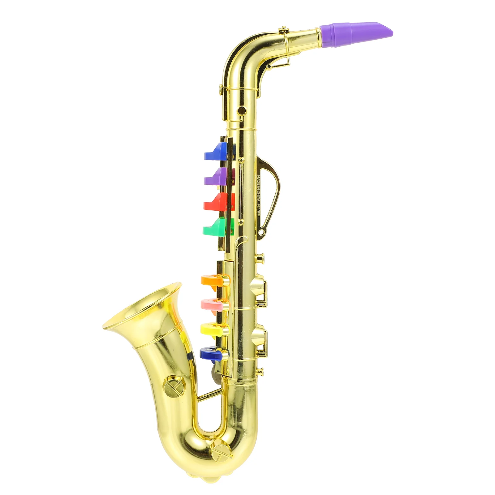 

Saxophone Model Interesting Plaything Music Miniatures Kids' Toy Trumpet Toys Children's Plastic Musical instrument for
