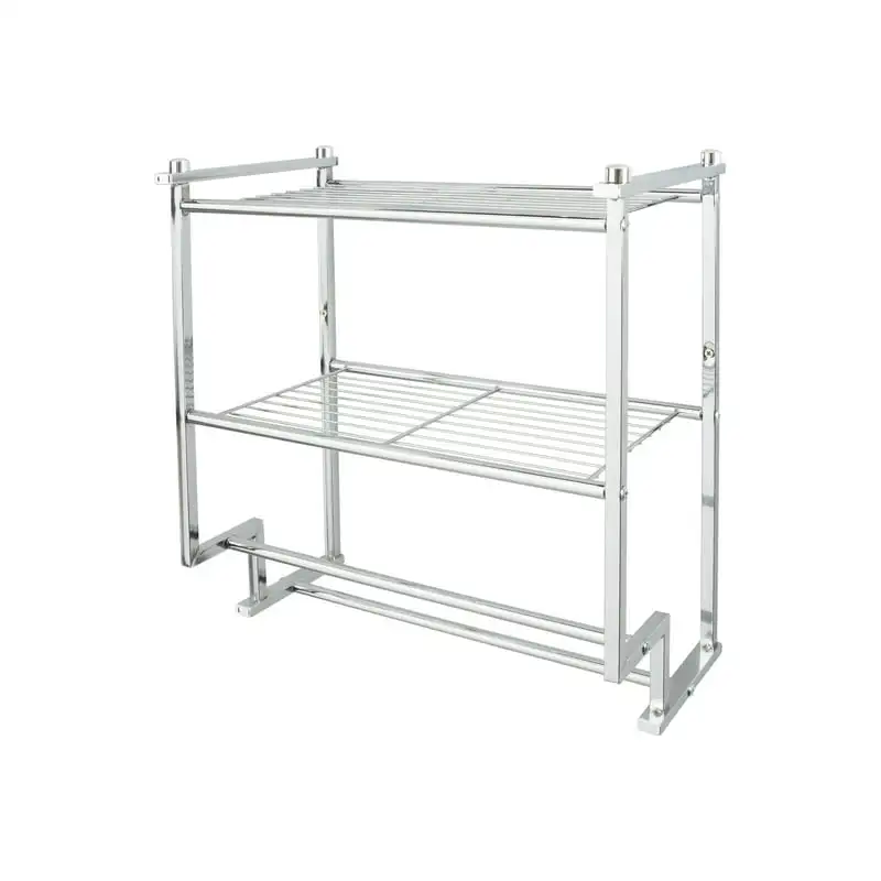 

Tier Wall Mounted Metal with Towel Rack