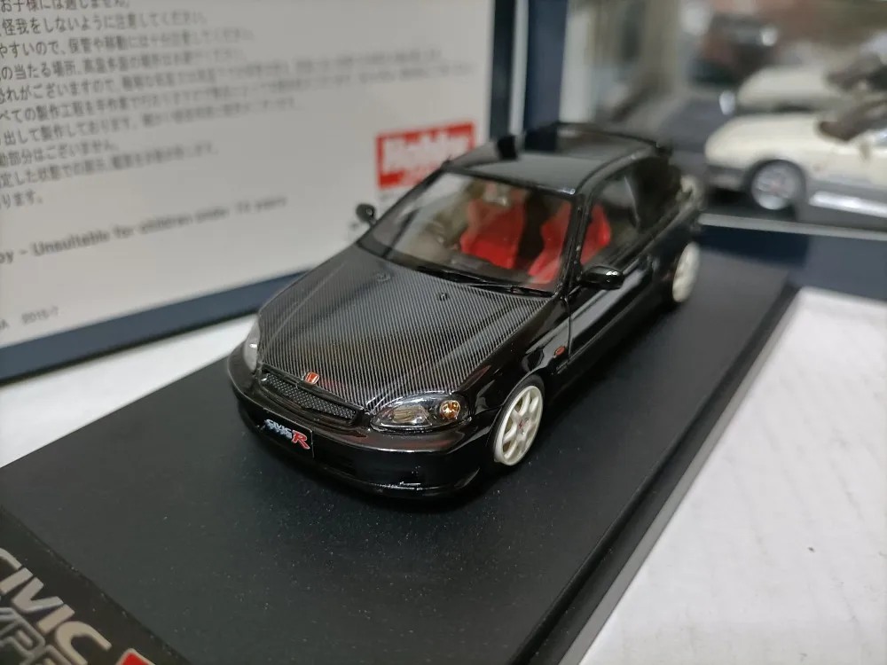 

MARK43 1 43 Honda Civic small steel gun Type R EK9 black sports car model