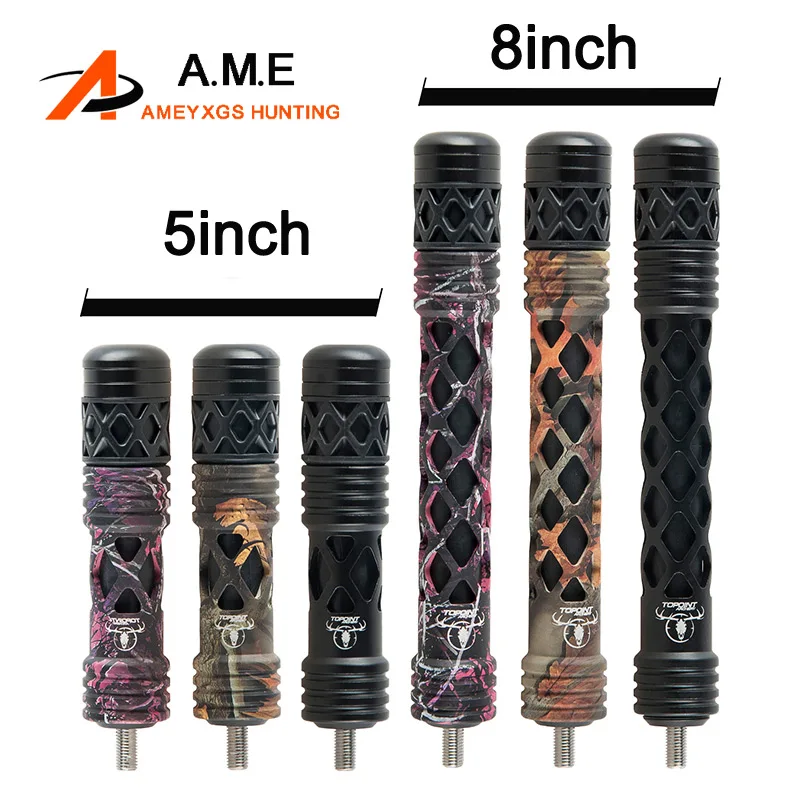 

Topoint TP623 Compound Bow Stabilizer 5/8 Inches Adjustable Shock Absorber Weight Aluminum Alloy Rubber Archery Hunting Shooting