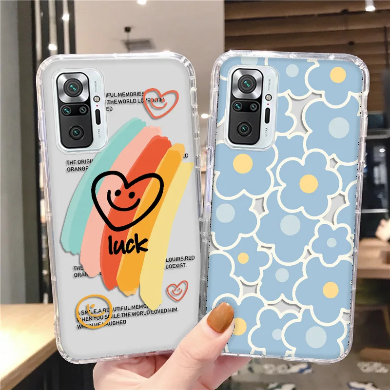 

For Redmi Note 11 Pro Case For Xiaomi Redmi Note 10 Case Mi 11 Lite 5G Funda Mi 11T 12 Poco X3 M4 X4 Pro F3 Redmi Note 9 Cover