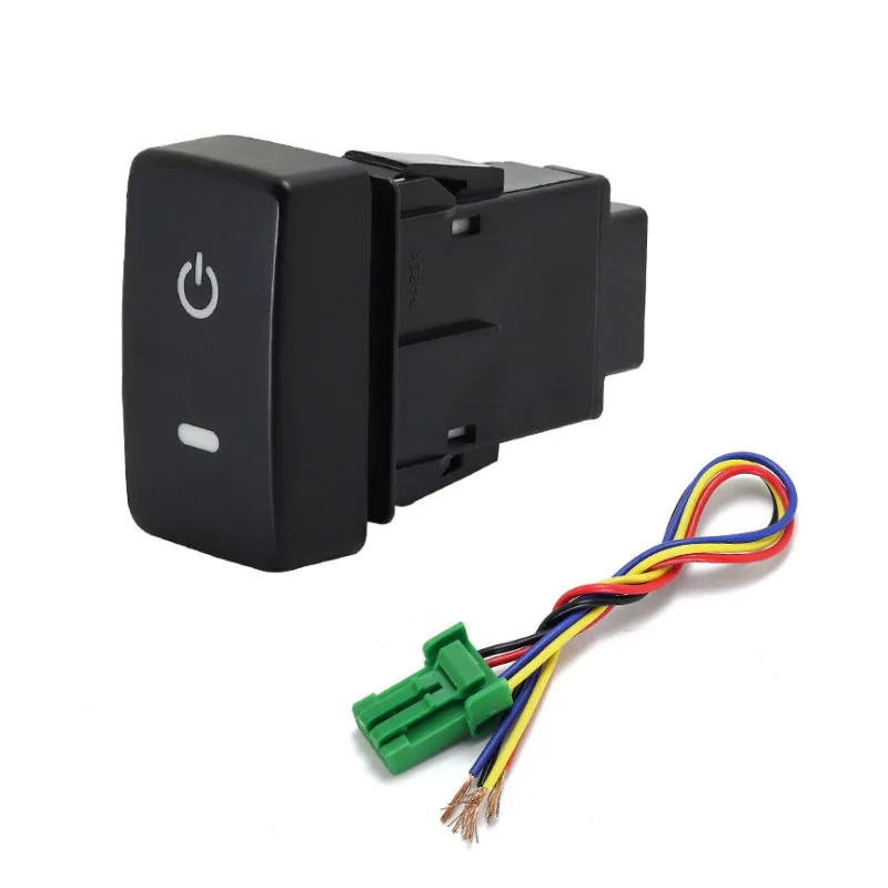 

1 шт. автомобильные светодиодные DRL BSM противотуманные фары, прожектор, парковочный радар, кнопка включения питания с соединительным проводом для Civic 12-14 Fit 08-11