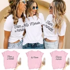 Женская футболка с французским принтом La Mariee, футболка для девичвечерние и подружки невесты, одежда в стиле Харадзюку