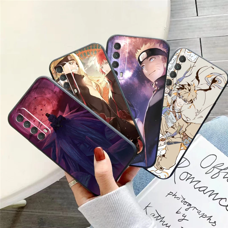 

Japan NARUTO Anime Phone Case For Huawei Honor 7A 7X 8 8X 8C 9 V9 9A 9X 9 Lite 9X Lite Coque Liquid Silicon Funda
