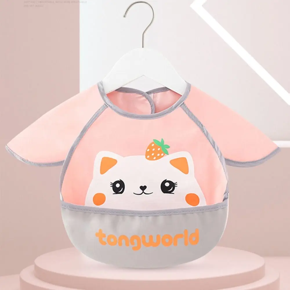 

Cute Rabbit Whale Tiger Animal Pattern Baby Feeding Supplies Cat Baby Eating Artifact Baby Coverall Baby Stuff Baby Bib
