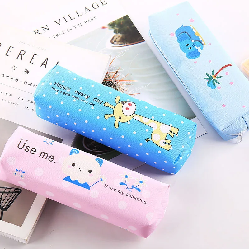 

Creative Simple Animal Student Pencil Case Portable Stationery Case Cute Pencil Bag