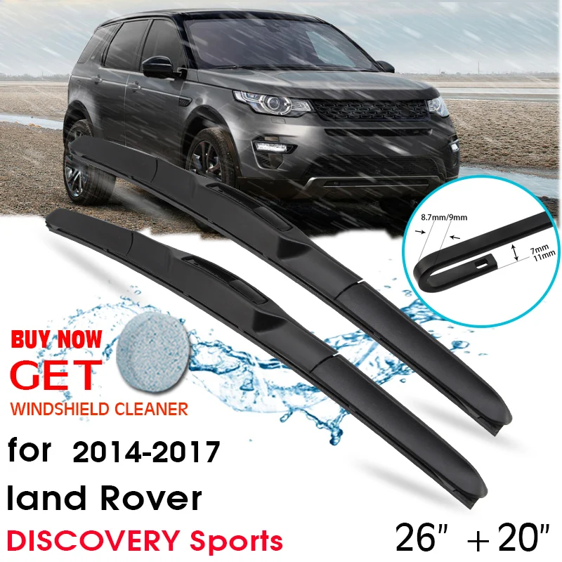 

Автомобильное лезвие лобовое стекло резиновая силиконовая заправка стеклоочистителя для Land Rover DISCOVERY Sports 2014-2017 26 "+ 20" автомобильные аксессу...