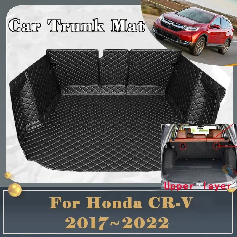 Коврик в багажник автомобиля для Honda CRV CR-V RW1 RW8 2017 ~ 2022 грязеотталкивающий