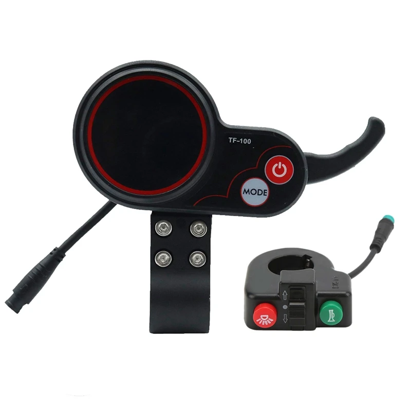 

TF-100 дисплей приборной панели + кнопка переключения для скутера 6pin спидометр для скейтборда Запчасти для электрического скутера Kugoo M4