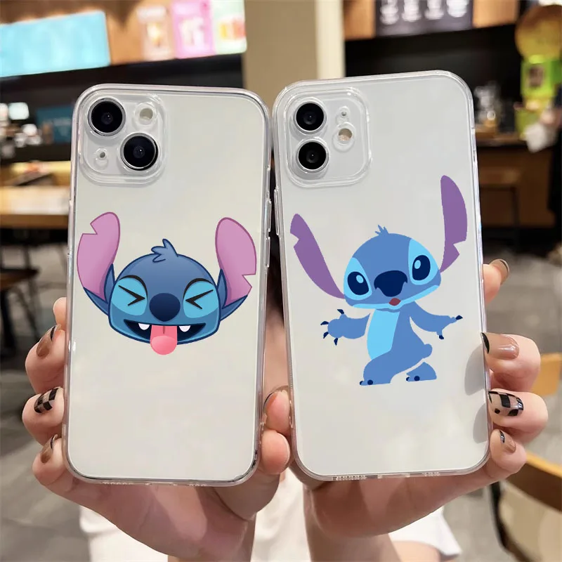 Фото Y-13 Lovely Stitch Transparent Case for Infinix Note S5 Lite Smart 4 4C 5 6 Zero 8 8i X Neo Hot 9 Play Pro №3
