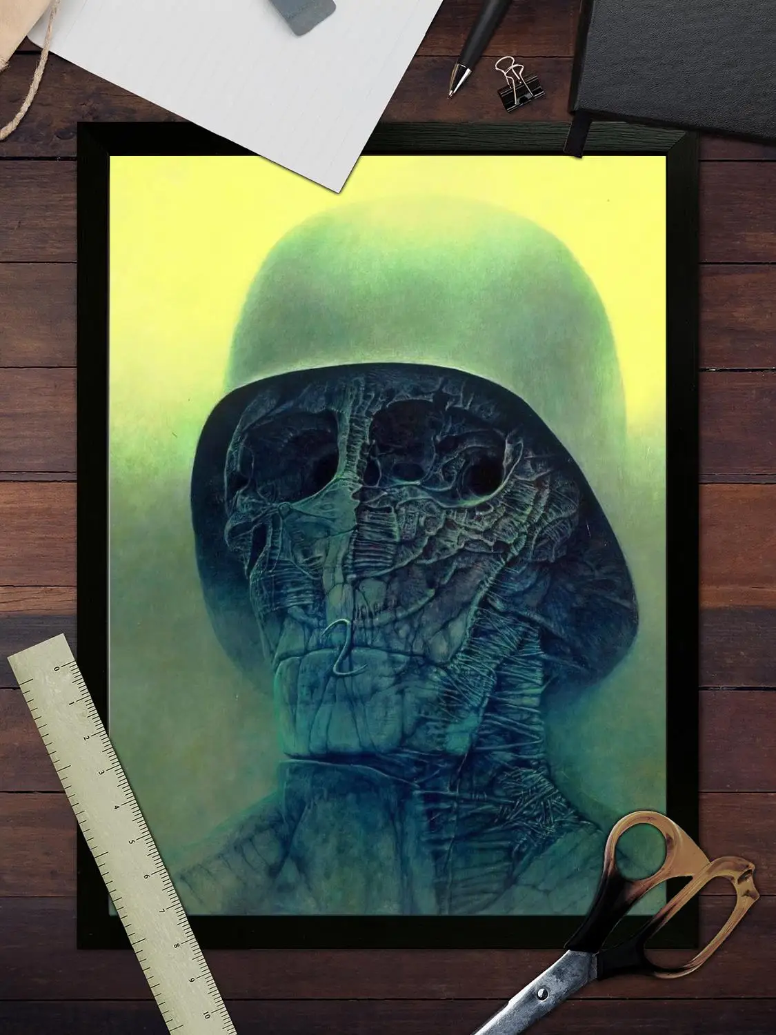 Zdzislaw Beksinski холст художественный постер и настенное искусство картина с принтом