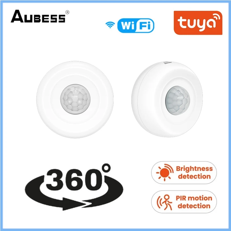 

Tuya Mini PIR Motion Detector Bright Light Passive Infrared Security Burglar Alarm Sensor Smart Detector Remote By Smart Life