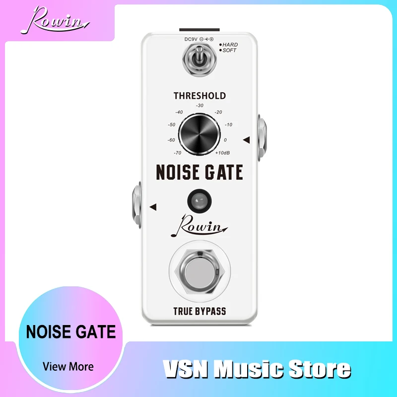 

Rowin Noise Killer Guitar Noise Gate Suppressor Effect Pedal 2 Modes