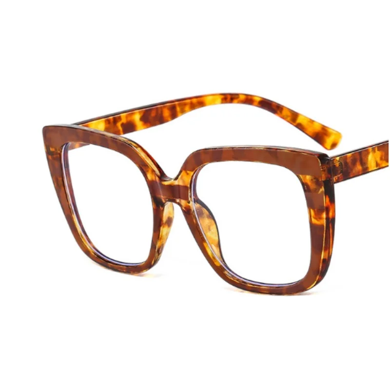 Очки для компьютера мужчин и женщин Большая квадратная оправа модные брендовые