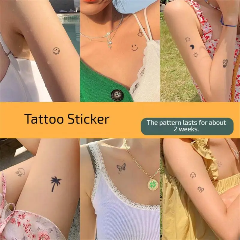 Тату-наклейки с технологией термопереноса, водостойкие, разные временные