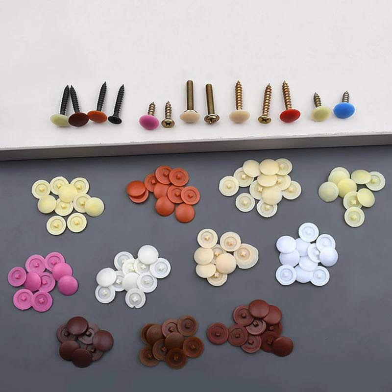 Пластиковая закручивающаяся крышка, гайки, плоская головка, крестовые ...