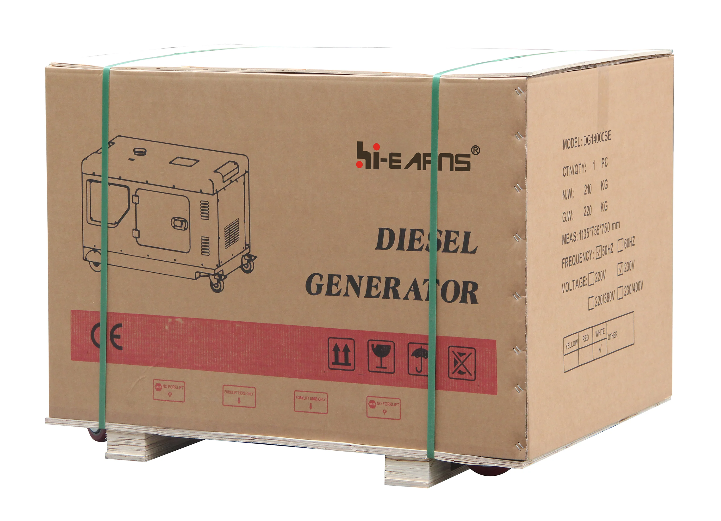Hiearns DG14000SE/DG14000SE3 дизельный генератор 10 кВт