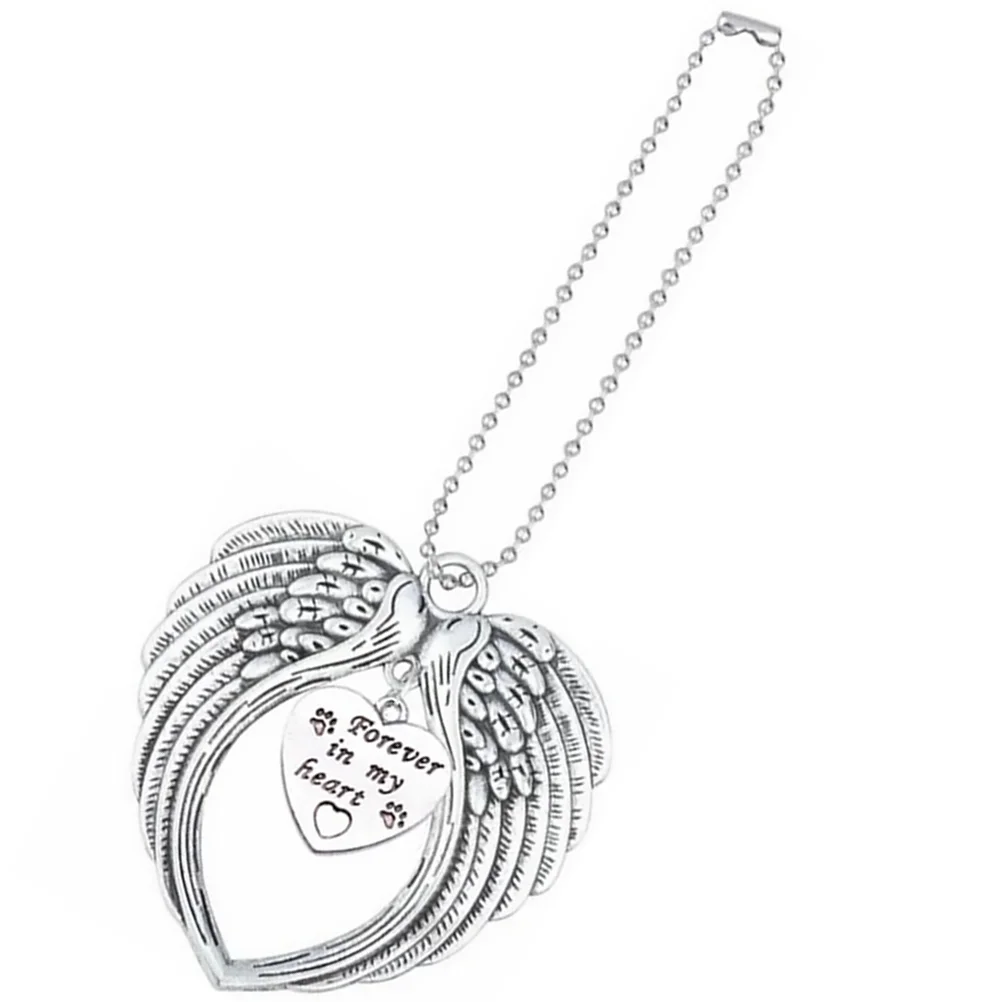 

Christmas Sympathy Ornament Heart Wings Pendant Decorations Angel Ornaments Tree