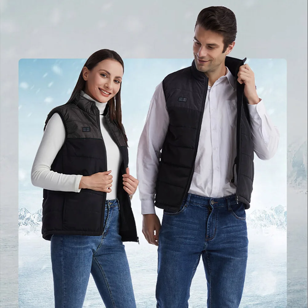 

Electric Thermal Waistcoat Winter Electric Heating Vest Mens Thermal Waistcoat Vest Men Women Thermal Vest Skiing Fishing Hiking